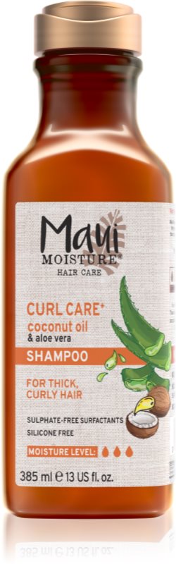 Maui Moisture Curl Quench + Coconut Oil șampon pentru păr creț 385 ml