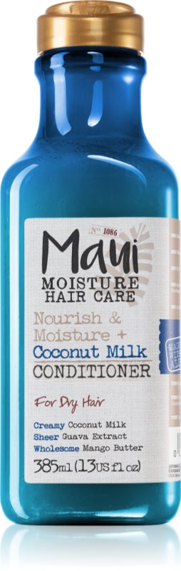 Maui Moisture Nourish & Moisture + Coconut Milk balsam hidratant pentru par uscat 385 ml