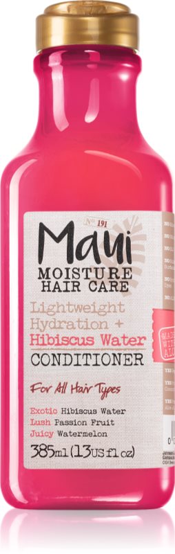Maui Moisture Lightweight Hydration + Hibiscus Water Balsam pentru toate tipurile de par 385 ml