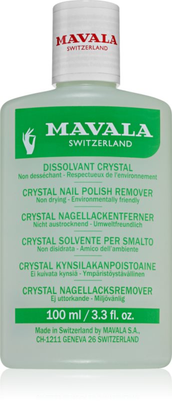 Mavala Crystal Nail Polish Remover dizolvant pentru oja fara acetona 100 ml