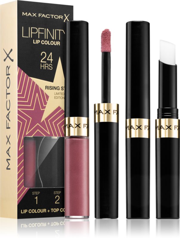 Max Factor Lipfinity Rising Stars Ruj de buze lichid, de lunga durata balsam