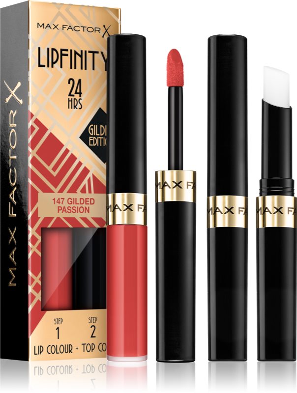 Max Factor Lipfinity Gilded Edition ruj cu persistenta indelungata balsam