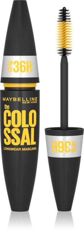 MAYBELLINE NEW YORK The Colossal 36H mascara rezistent la apă, pentru volum culoare Black 10 ml