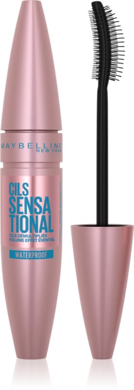 MAYBELLINE NEW YORK Lash Sensational mascara rezistent la apa pentru alungire, rotire si volum culoare Black 9.4 ml