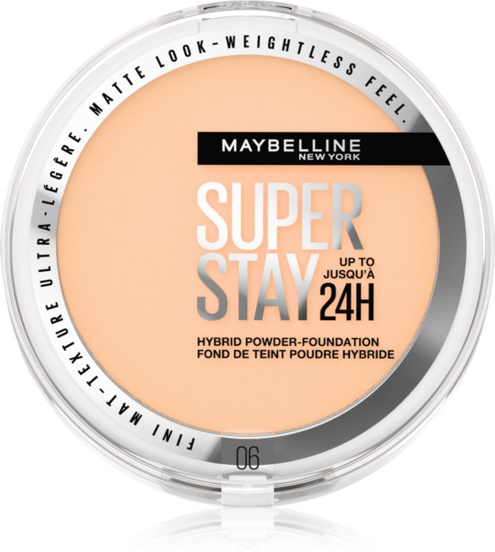 MAYBELLINE NEW YORK SuperStay 24H Hybrid Powder-Foundation pudra compacta pentru un aspect mat