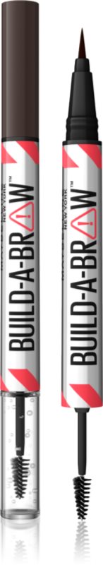 MAYBELLINE NEW YORK Build-A-Brow creion dermatograf cu două capete pentru sprâncene pentru fixare și formă