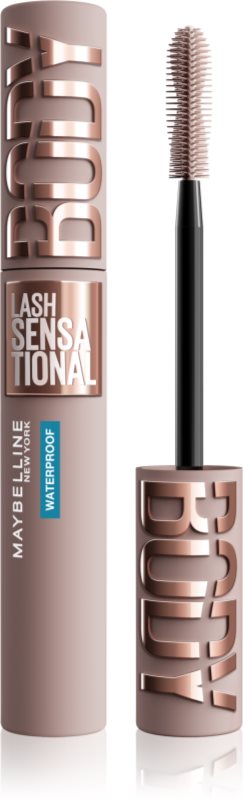 MAYBELLINE NEW YORK Lash Sensational Body Waterproof mascara pentru volum rezistent la apa culoare Black 9.75 ml