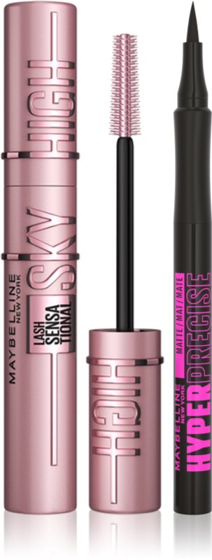 MAYBELLINE NEW YORK Make-Up Set Mascara și creion contur 2x1 buc