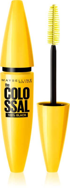 MAYBELLINE NEW YORK The Colossal 100% Black mascara culoare Black 10.7 ml