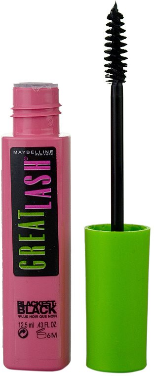 MAYBELLINE NEW YORK Great Lash Blackest Black mascara culoare Blackest Black 12.5 ml
