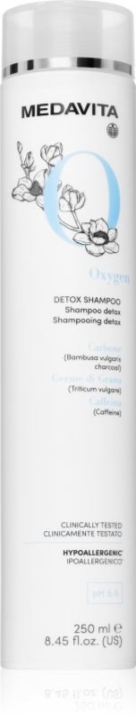 Medavita Oxygen Detox Shampoo șampon detoxifiant pentru curățare 250 ml