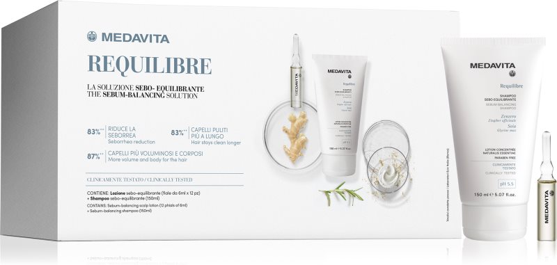 Medavita Requilibre Sebum-Balancing Set set cadou pentru păr