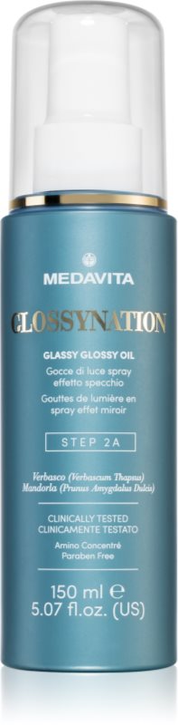Medavita Glossynation Glassy Glossy Oil spray pentru un par stralucitor si catifelat 150 ml