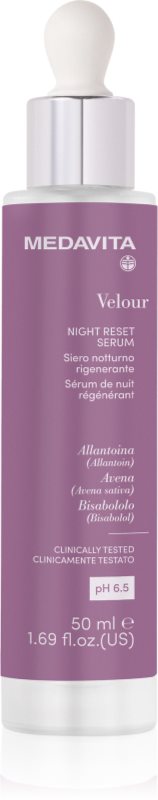Medavita Velour Night Reset Serum ser revigorant pentru față și scalp 50 ml