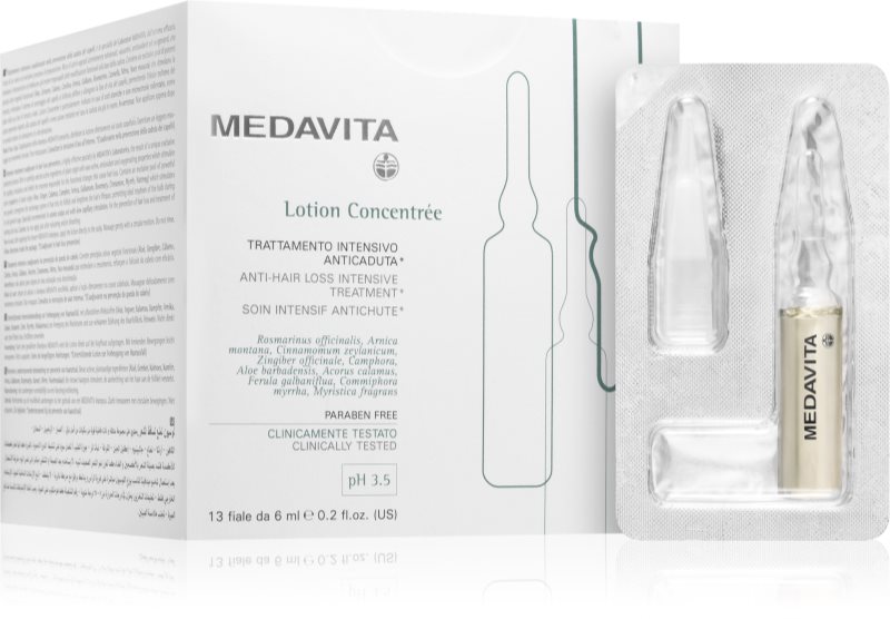 Medavita Lotion Concentrée tratament pentru ingrijire impotriva caderii parului 13x6 ml
