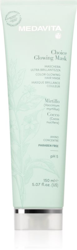 Medavita Choice Glowing Mask masca intensiva pentru un par stralucitor si catifelat 150 ml