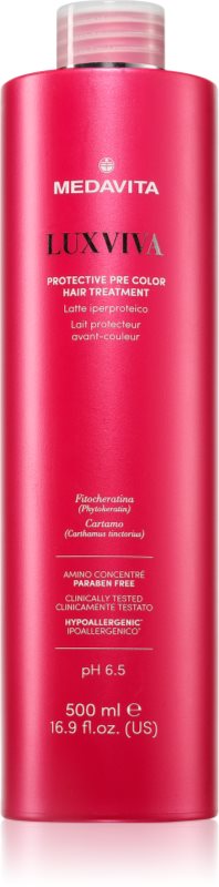 Medavita LUXVIVA Protective Pre Color Hair Treatment lapte protector pentru păr 500 ml