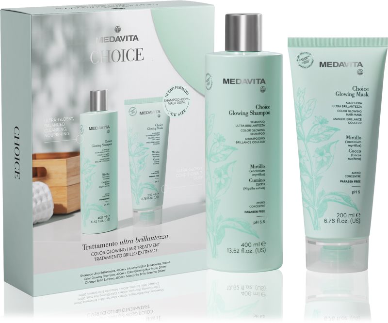 Medavita Choice Glowing Hair Kit set cadou pentru femei