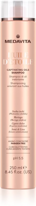 Medavita Huile d'Étolle Captivating Oils Shampoo șampon pentru un par stralucitor si catifelat 250 ml
