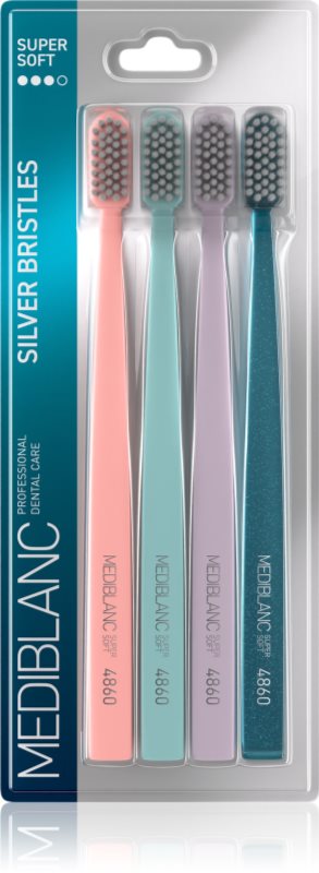 MEDIBLANC Toothbrush Super Soft perie de dinti cu peri din argint