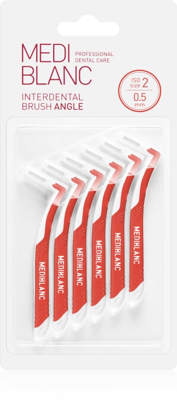 MEDIBLANC Interdental Pick-brush Angle perie interdentara 6 bucati