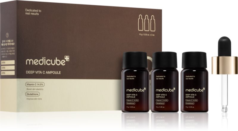 medicube Deep Vita C Ampoule 2.0. fiolă pentru uniformizarea nuantei tenului