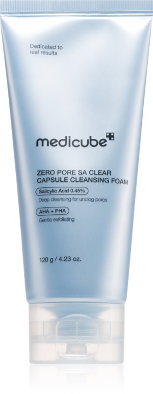 medicube Zero Pore Capsule Cleansing Foam Spuma curatare intensa. cu efect de exfoliere 120 g