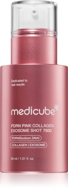 medicube PDRN Pink Exosome Shot Serum 7500 ser regenere piele pentru netezirea pielii si inchiderea porilor 30 ml