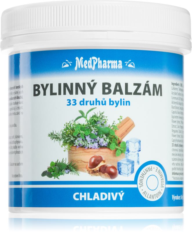 MedPharma Herbal cooling balm balsam natural pentru mușchi obosiți 250 ml