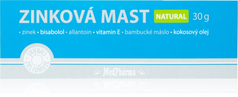 MedPharma Zinc ointment Natural unguent calmant pentru piele 30 g