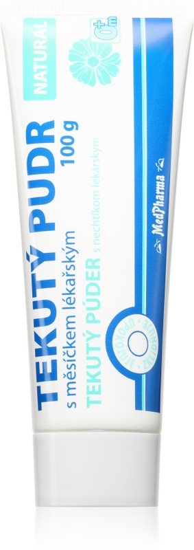 MedPharma Tekutý pudr NATURAL pudră protectoare pentru copii 100 g
