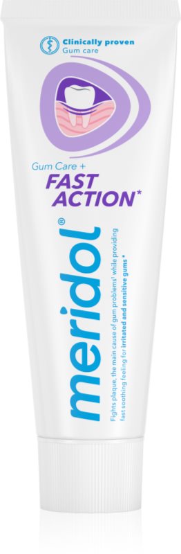 Meridol Fast Action pastă de dinți pentru protecția gingiilor pentru dinti sensibili 75 ml