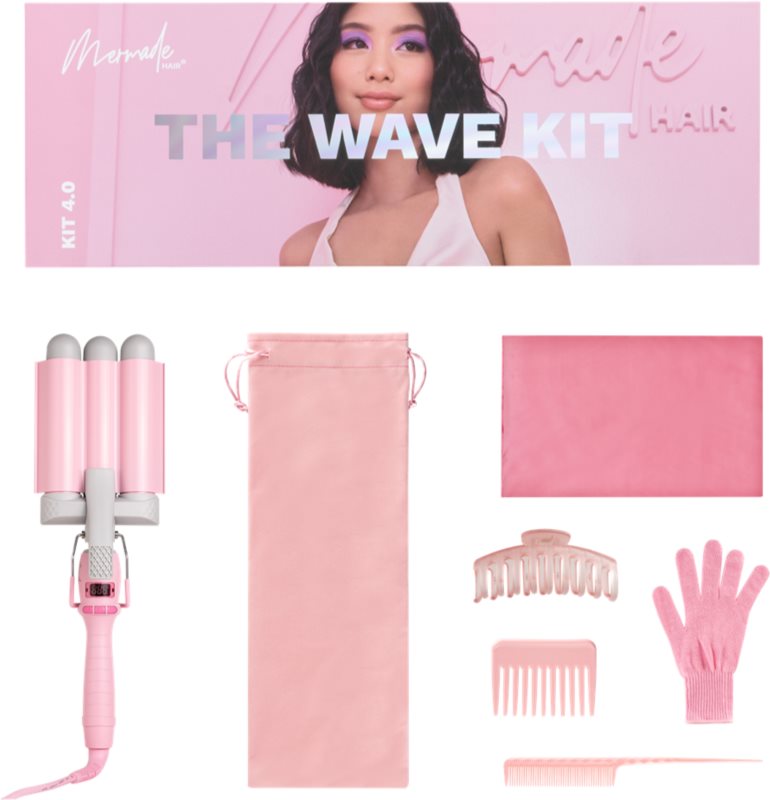 Mermade The Wave Kit ondulator triplu cu accesorii 32mm 1 buc
