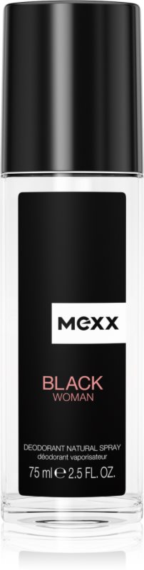Mexx Black Woman Deo cu atomizor pentru femei 75 ml