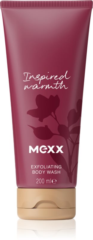 Mexx Inspired Warmth gel de dus exfoliant produs parfumat 200 ml