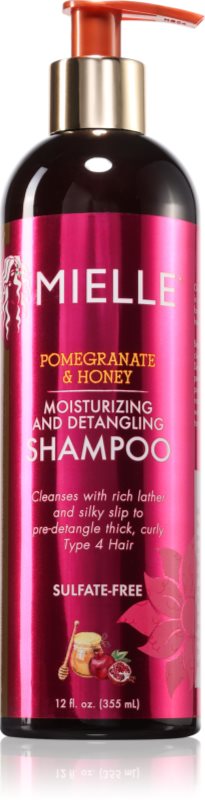 Mielle Pomegranate & Honey Shampoo șampon hidratant pentru păr creț și ondulat 355 ml