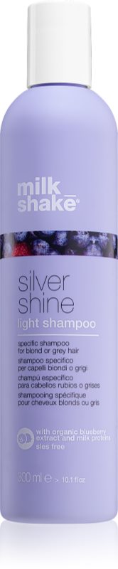 milk_shake® Silver Shine șampon pentru păr gri și blond