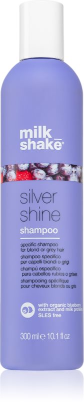 milk_shake® Silver Shine șampon pentru păr blond neutralizeaza tonurile de galben
