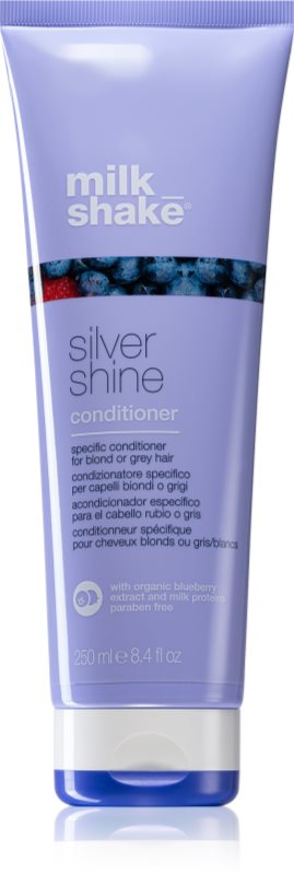 milk_shake® Silver Shine balsam pentru păr blond neutralizeaza tonurile de galben