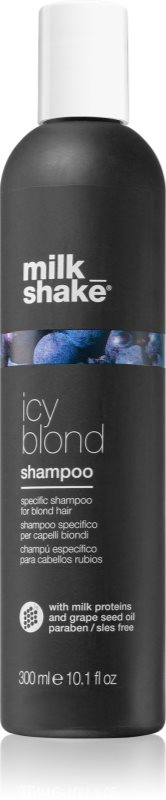 milk_shake® Icy Blond Shampoo șampon pentru neutralizarea tonurilor de galben pentru par blond