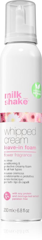 milk_shake® Leave-in Treatments Whipped Cream tratament de hidratare fara clatire pentru păr vopsit Flower Fragrance 200 ml
