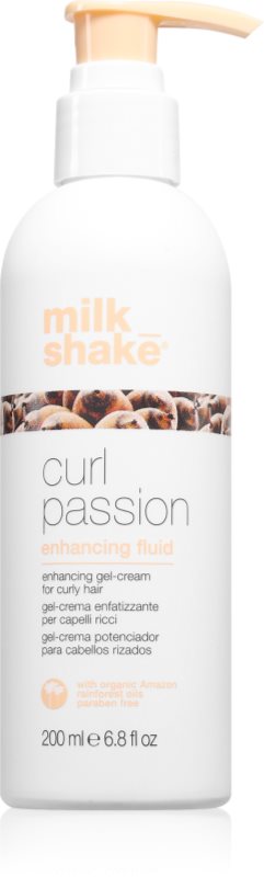 milk_shake® Curl Passion Enhancing Fluid ingrijire consolidata pentru păr creț 200 ml