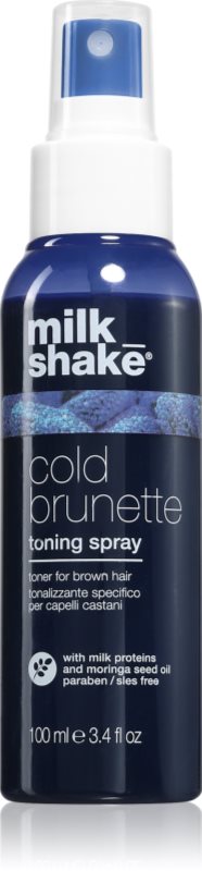 milk_shake® Cold Brunette Toning Spray spray neutralizarea subtonurilor de alamă 100 ml