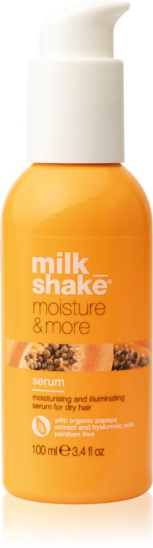 milk_shake® Moisture & More Serum ser hidratant pentru par uscat 100 ml