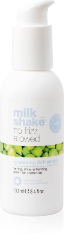 milk_shake® No Frizz Allowed Glistening Rich Serum ser de păr anti-electrizare 100 ml