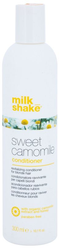 milk_shake® Sweet Camomile balsam hranitor pentru par blond fără parabeni 300 ml