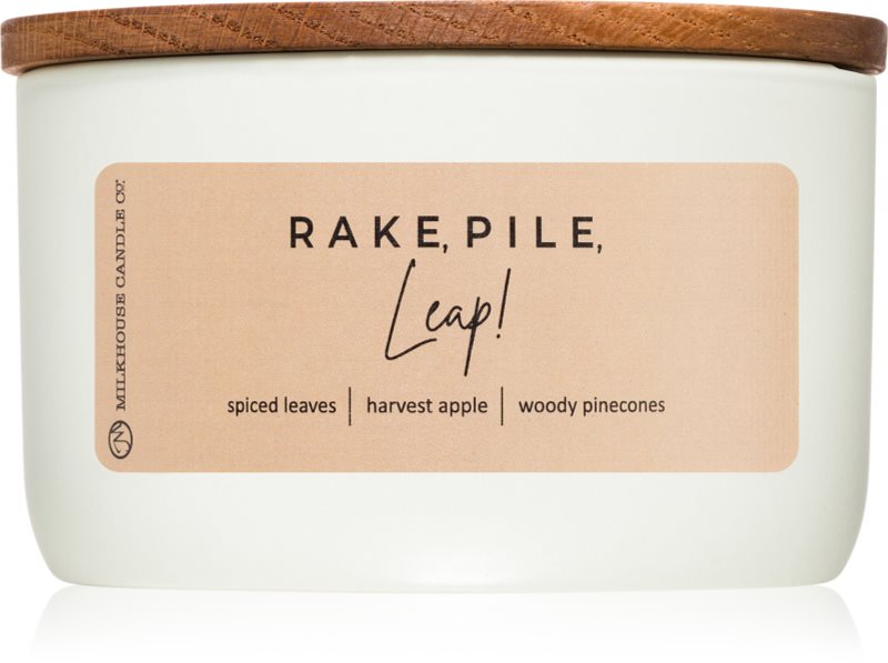 Milkhouse Candle Co. Statement Rake, Pile, Leap! lumânare parfumată 283 g