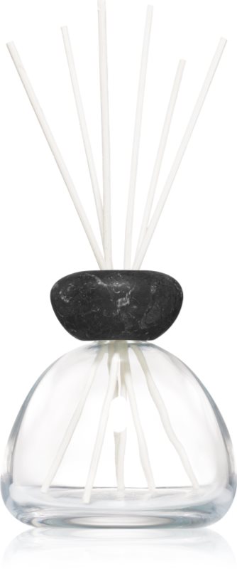 Millefiori Air Design Marble Glass Clear aroma difuzor fara rezerva Black Cap