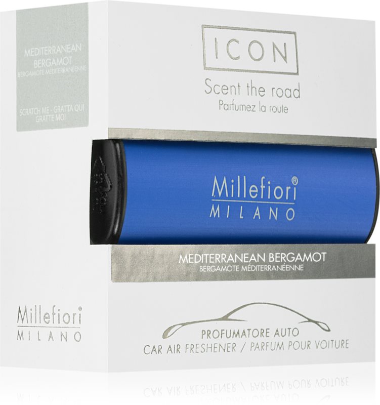 Millefiori Icon Mediterranean Bergamot parfum pentru masina 1 buc