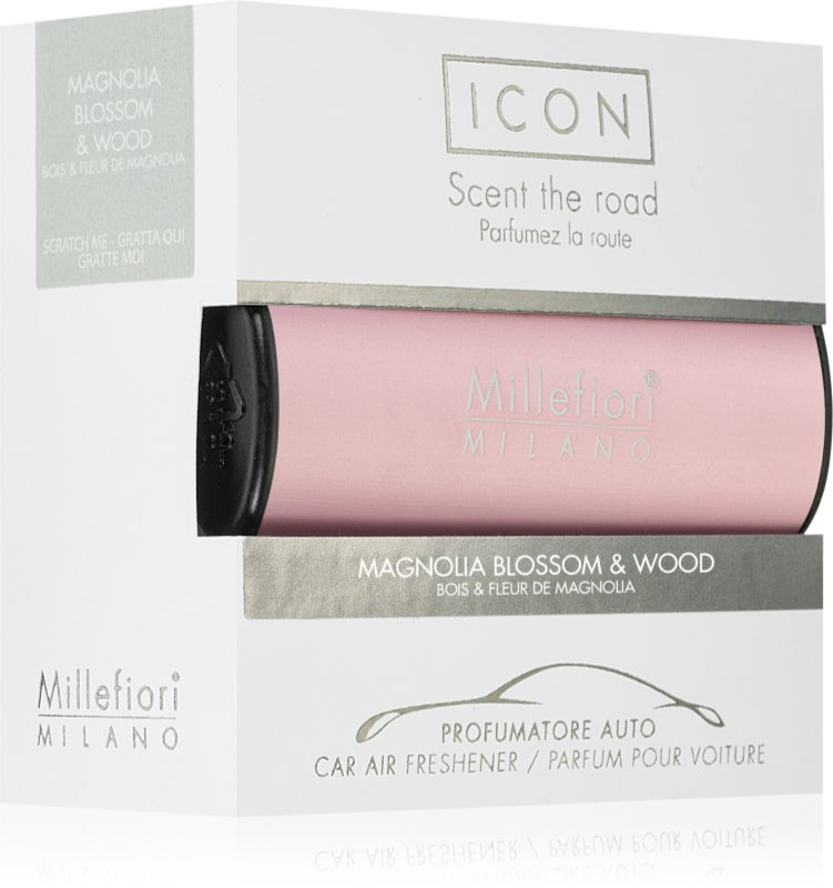 Millefiori Icon Magnolia Blossom & Wood parfum pentru masina 1 buc